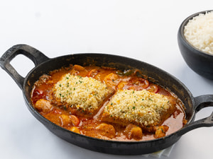 Moqueca de Peixe com Camarões