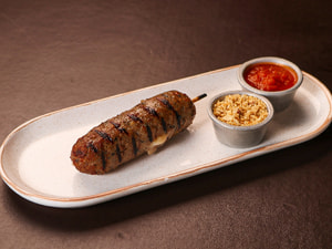 Espeto de Kafta de Carne com Queijo